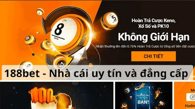 Nhà Cái 188Bet Thương Hiệu Cá Cược Thể Thao Uy Tín Hàng Đầu Châu Á