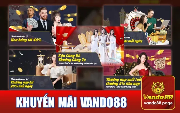Trải Nghiệm Cá Cược Thăng Hoa Cùng Khuyến Mãi Nhà Cái Vando88 Uy Tín Nhất